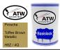 Preview: Porsche, Toffee Brown Metallic, H8Z / 4Q: 500ml Lackdose, von ATW Autoteile West.